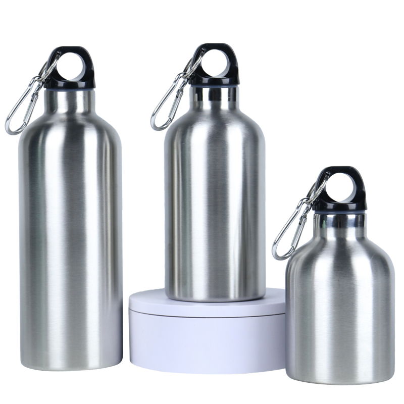Vacuum Insulated Sports Water Bottle 350-650ml with Carabiner