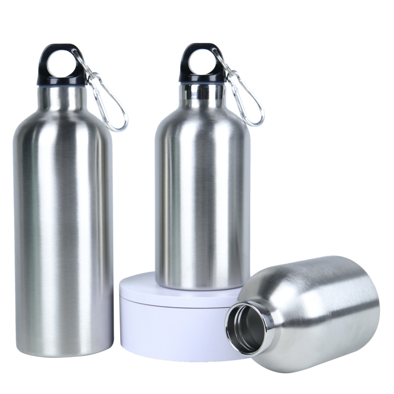 Vacuum Insulated Sports Water Bottle 350-650ml with Carabiner