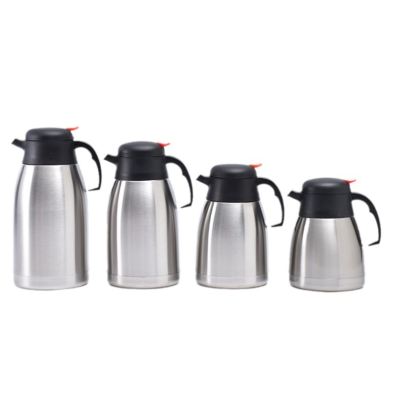 Stainless Steel Thermal Coffee Pot 1.2L/1.5L/2L Double Wall Vacuum