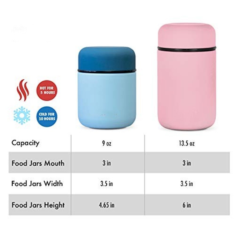 Food Grade Vacuum Insulated Thermos Lunch Box - Keeps Hot 24H