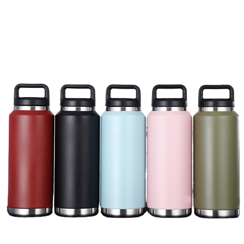 Wide Mouth Insulated Travel Bottle - Leak Proof Thermos 12-34oz