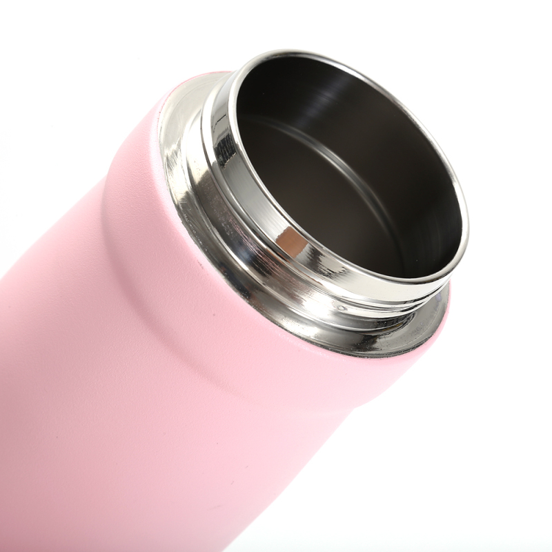 Vacuum Insulated Water Bottle 600ml Flex Straw Lid Handgrip