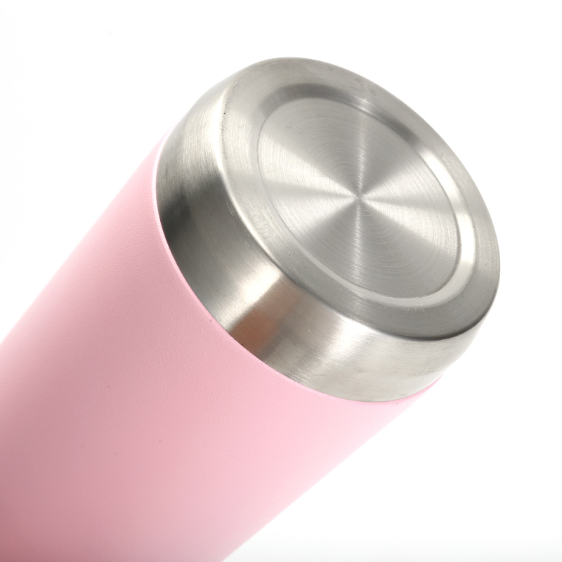 Vacuum Insulated Water Bottle 600ml Flex Straw Lid Handgrip