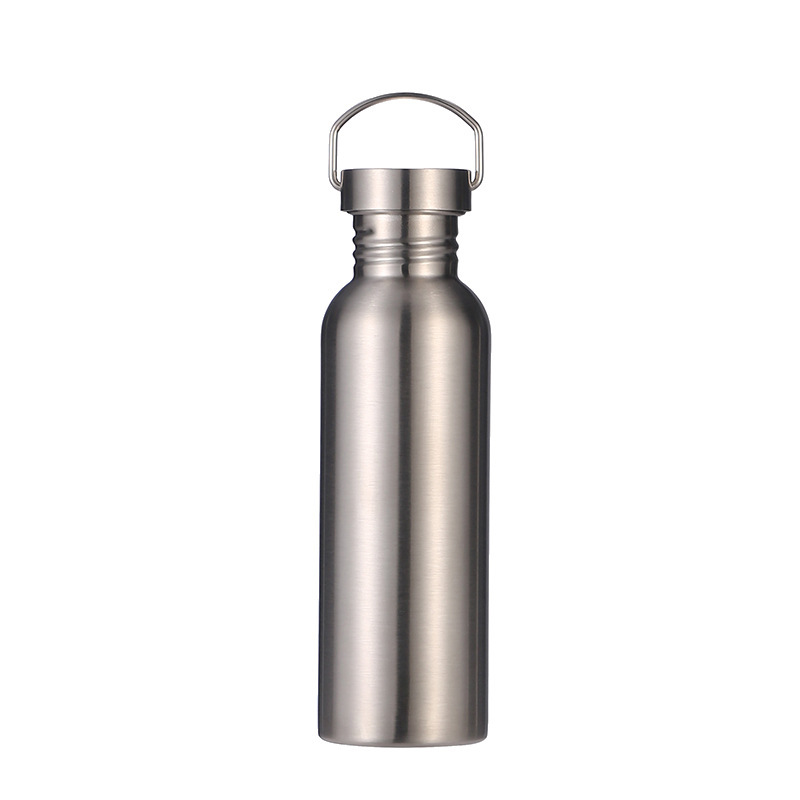 Stainless Steel Sport Water Bottle with Bamboo Lid 350-750ml