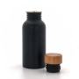 Stainless Steel Sport Water Bottle with Bamboo Lid 350-750ml