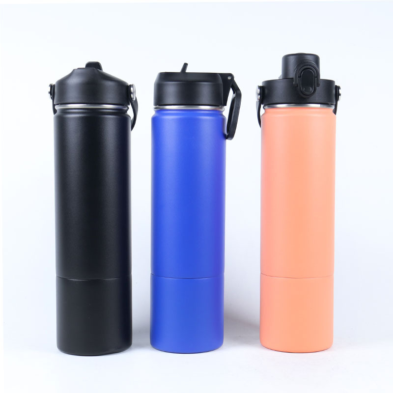 750ml Double Wall Insulated Sport Water Bottle with Case