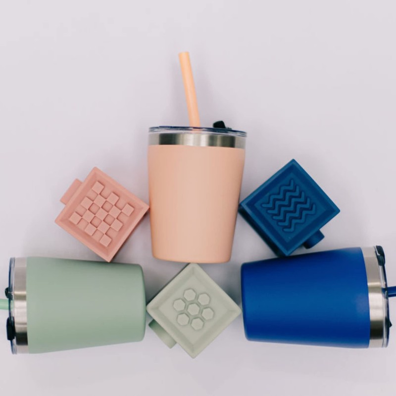 304 Stainless Steel Vacuum Insulated Straw Mug - Colorful Thermos Bottle