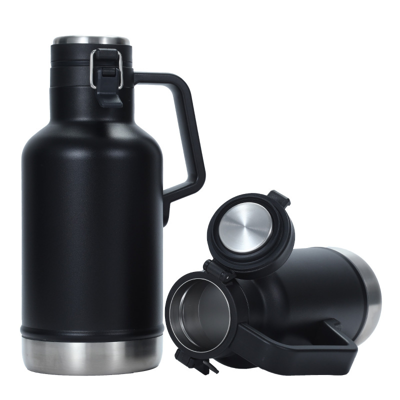 Double Wall Insulated Stainless Steel Water Bottle Handle