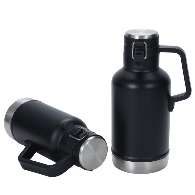 Double Wall Insulated Stainless Steel Water Bottle Handle