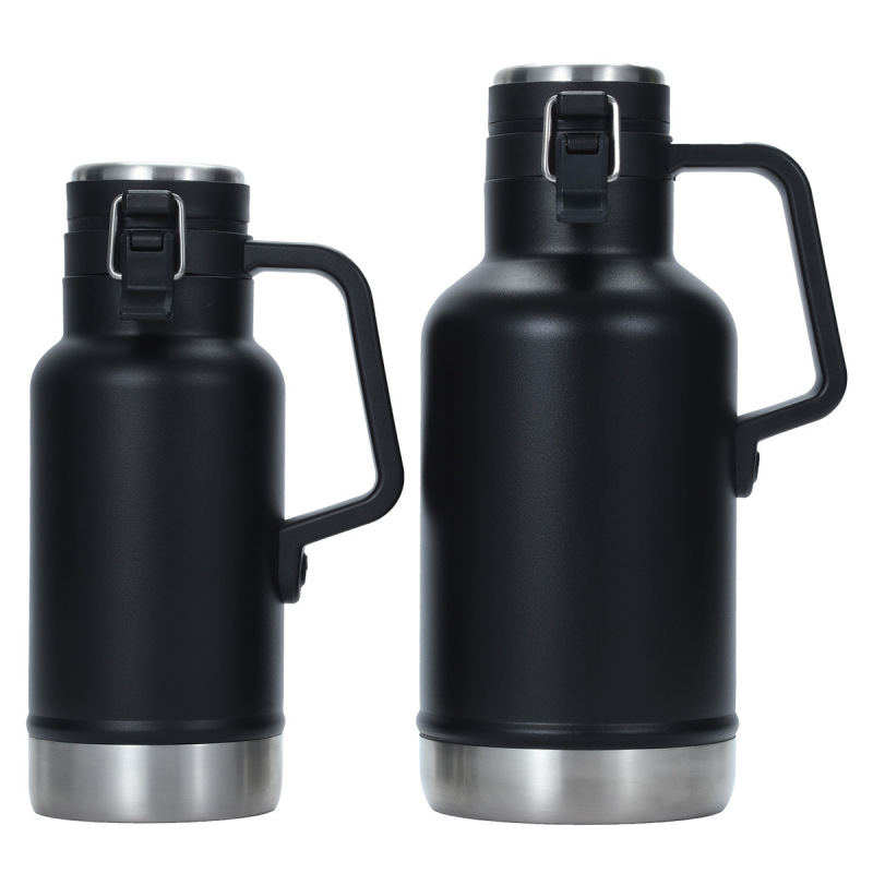 Double Wall Insulated Stainless Steel Water Bottle Handle