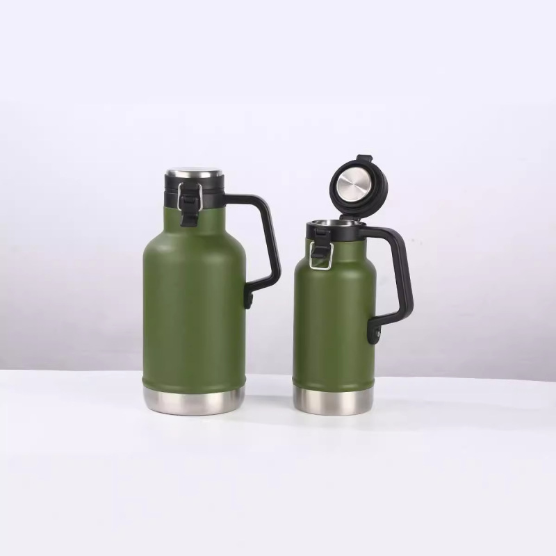 Double Wall Insulated Stainless Steel Water Bottle Handle