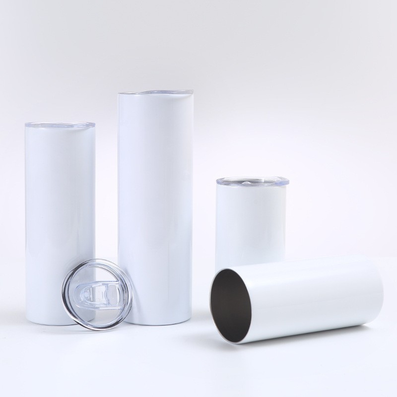 20oz Skinny Sublimation Tumbler Stainless Steel Insulated Mug