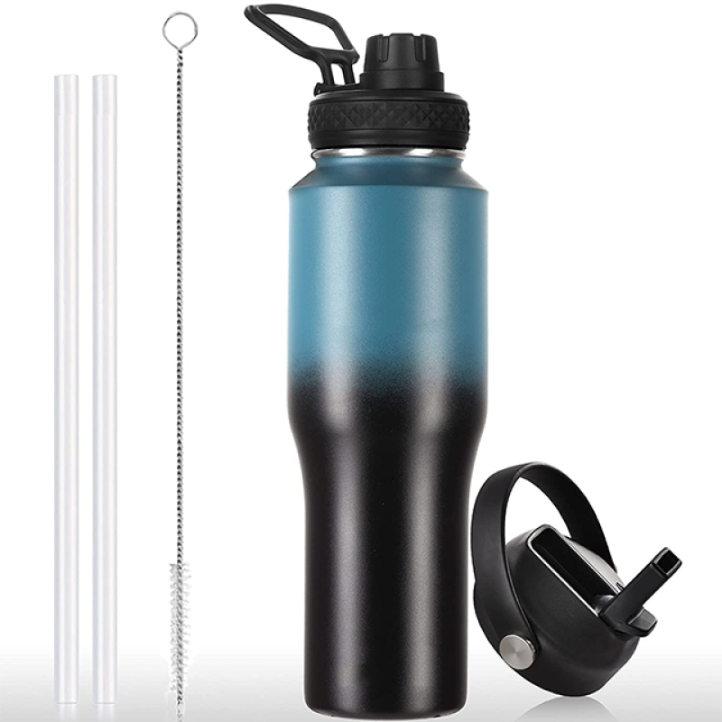 Stainless Steel Thermal Vacuum Flask Insulated Thermos Bottle Hot & Cold