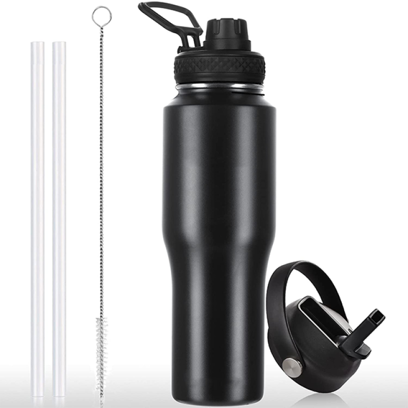 Stainless Steel Thermal Vacuum Flask Insulated Thermos Bottle Hot & Cold