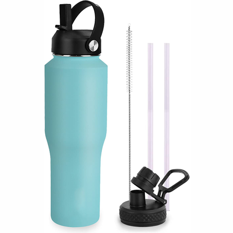 Stainless Steel Thermal Vacuum Flask Insulated Thermos Bottle Hot & Cold
