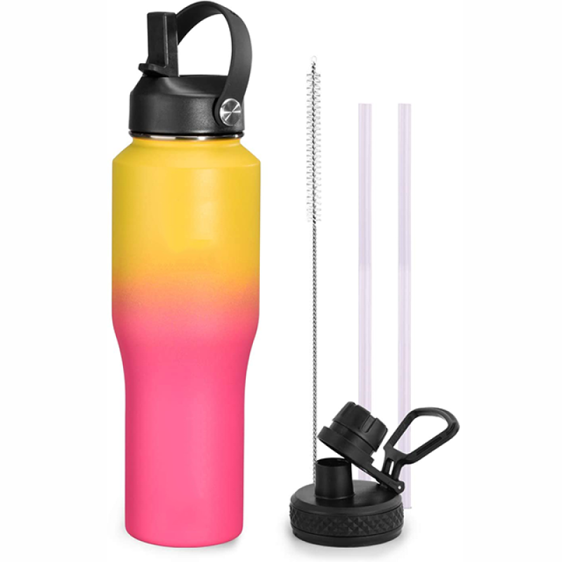 Stainless Steel Thermal Vacuum Flask Insulated Thermos Bottle Hot & Cold