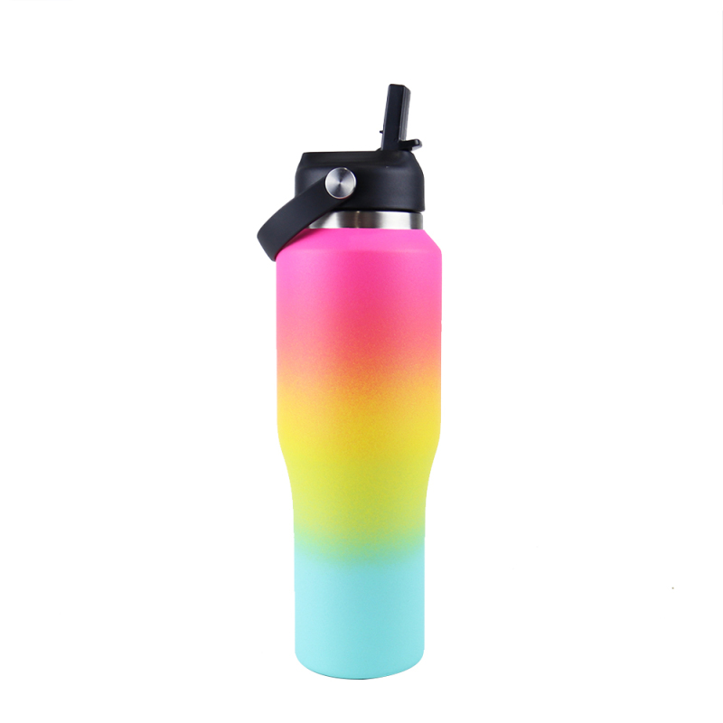 30oz 40oz Double Wall Stainless Steel Tumbler with Lid & Straw