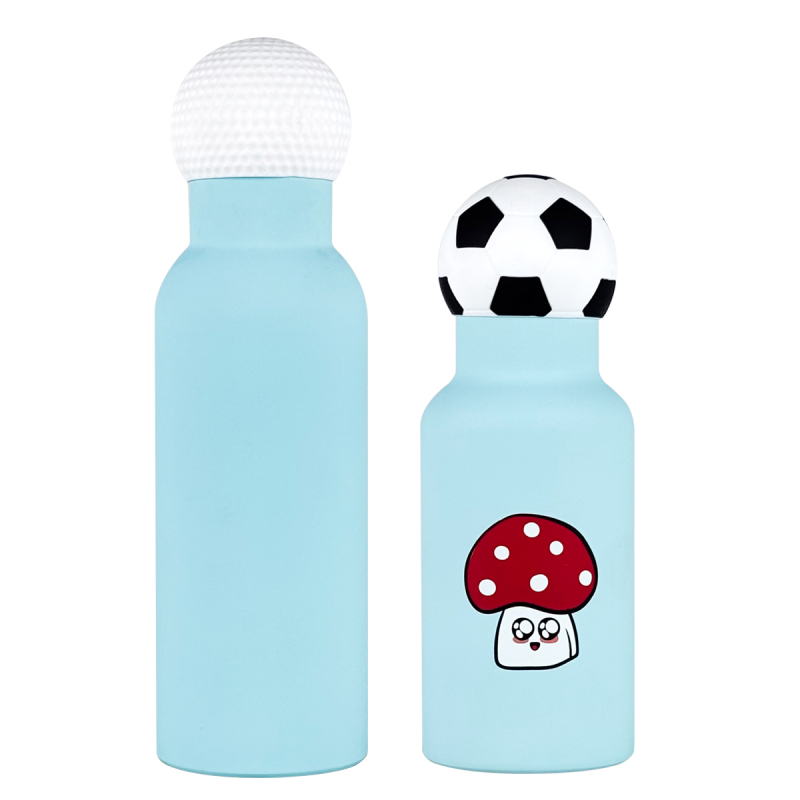 Cute Insulated Stainless Steel Water Bottle with Ball Lid