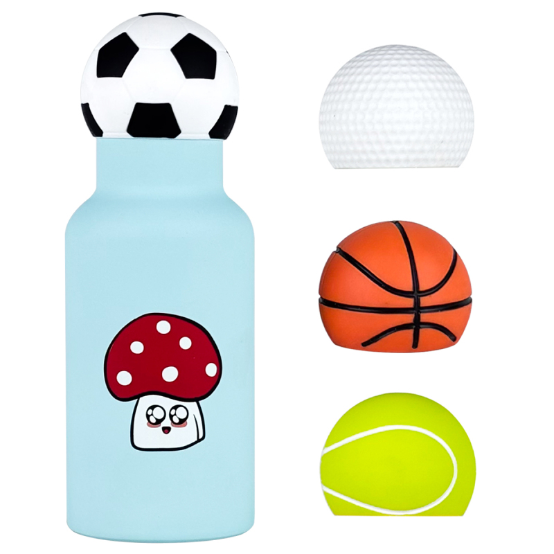 Cute Insulated Stainless Steel Water Bottle with Ball Lid