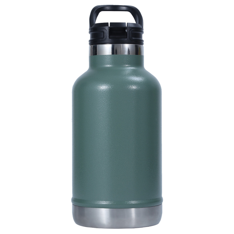Wide Mouth 64oz Stainless Steel Insulated Beer Growler