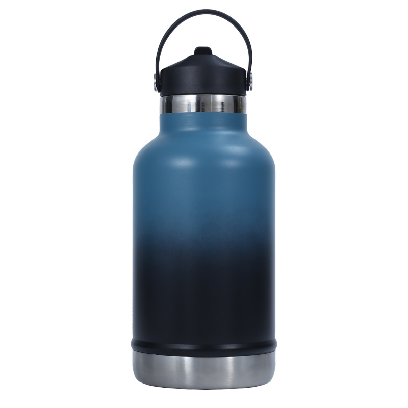 Wide Mouth 64oz Stainless Steel Insulated Beer Growler