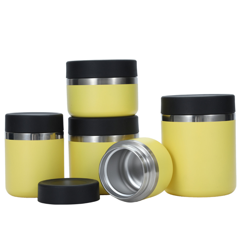 BPA-Free Double Wall Stainless Steel Kids Food Flask Thermos