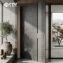 Matte Finish Pivot Door Impact Resistant Entrance Gate Zinc Alloy Sheet for Mid East.