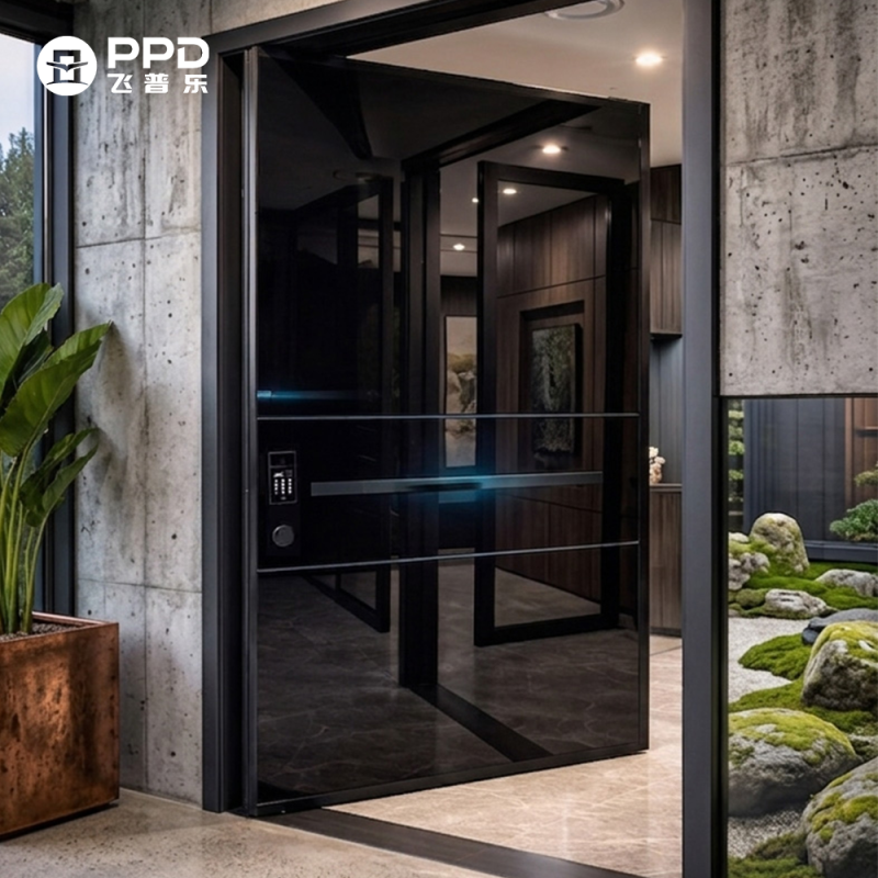 High Grade Quality Pivot Door Customized Zinc Alloy Sheet Gate for Villa.