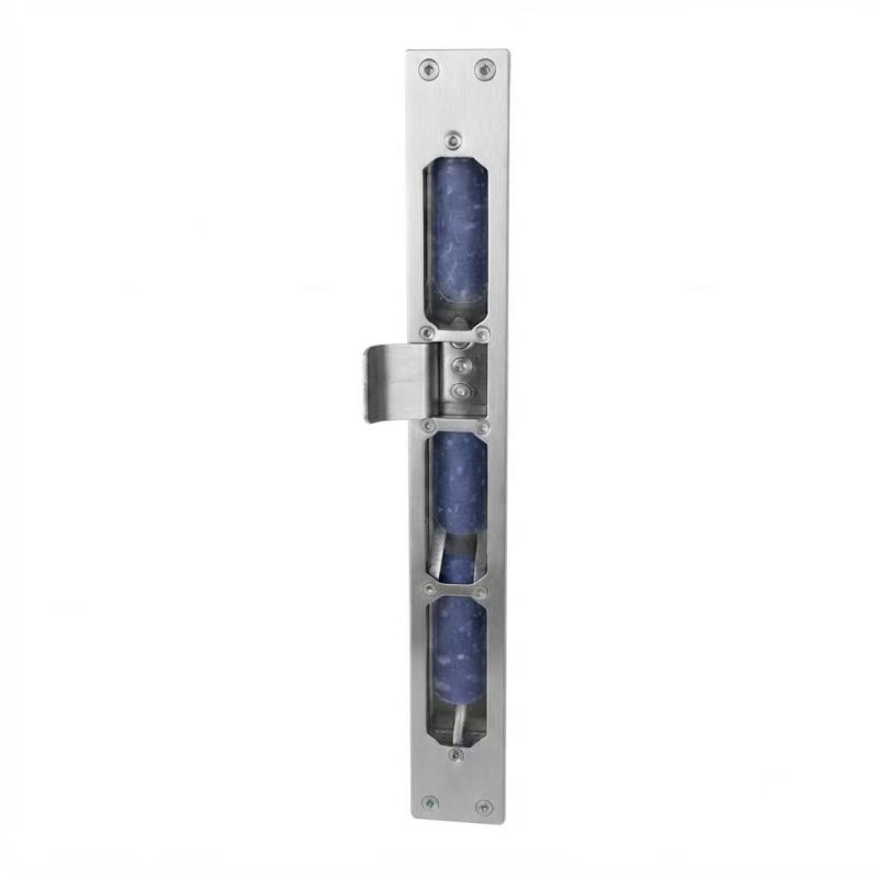 Sleek Black Pivot Security Front Door Modern Heavy Duty Steel Entry Door for High End Villa Residential Building