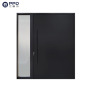 Entrance Doors Metal Pivot Residential Aluminum American Style Fiberglass Front Glass Metal Doors For Houses