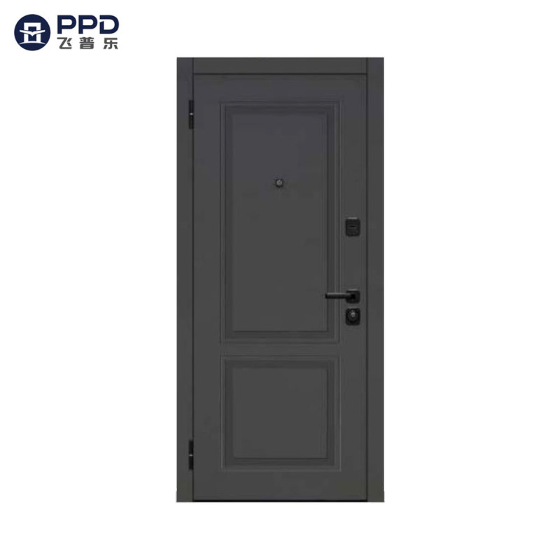 Modern Minimalist High Security Door Anti-theft Main Gate Steel for School.