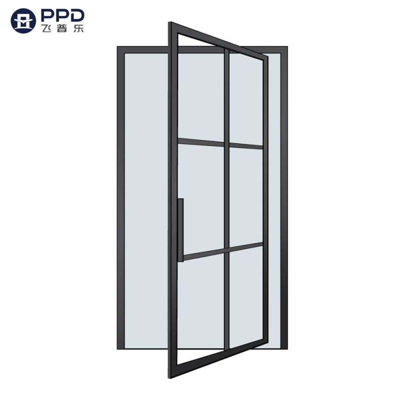Latest Design Original Factory Main Entrance Exterior Front Entry Doors Porte Solid Wood External Pivoting Doors
