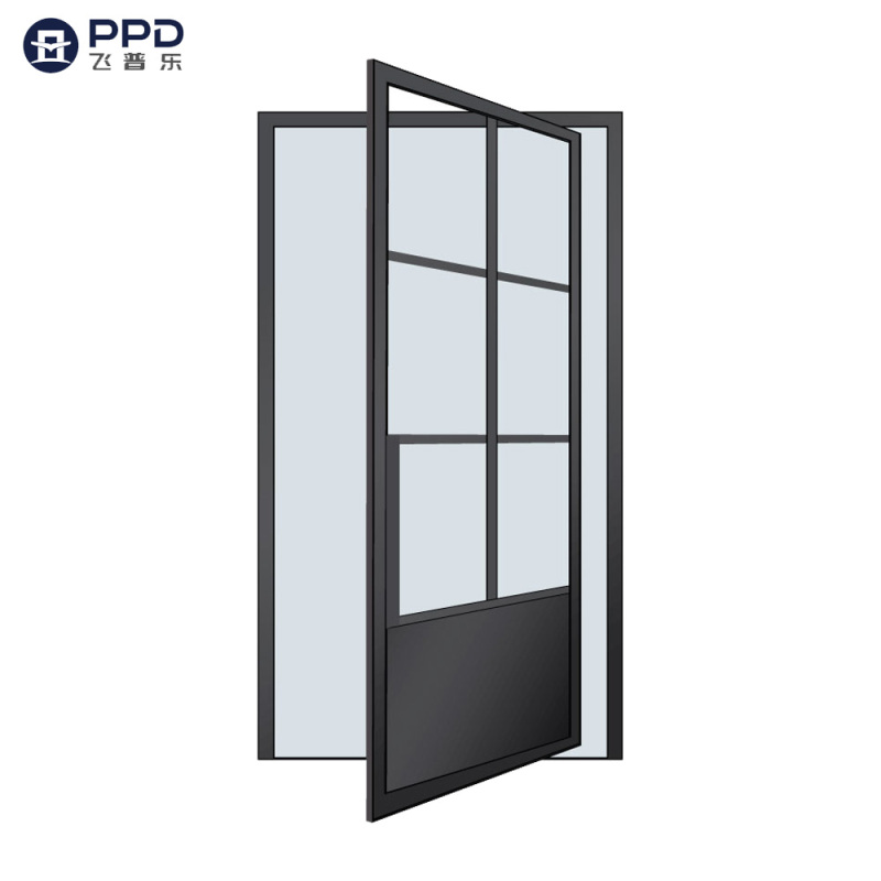 Latest Design Original Factory Main Entrance Exterior Front Entry Doors Porte Solid Wood External Pivoting Doors