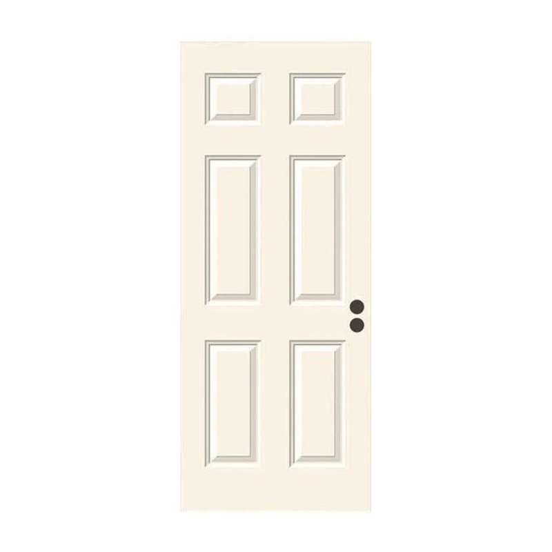 american steel doors panel security metal door interior swing knock-down frame 6 panel steel panel door