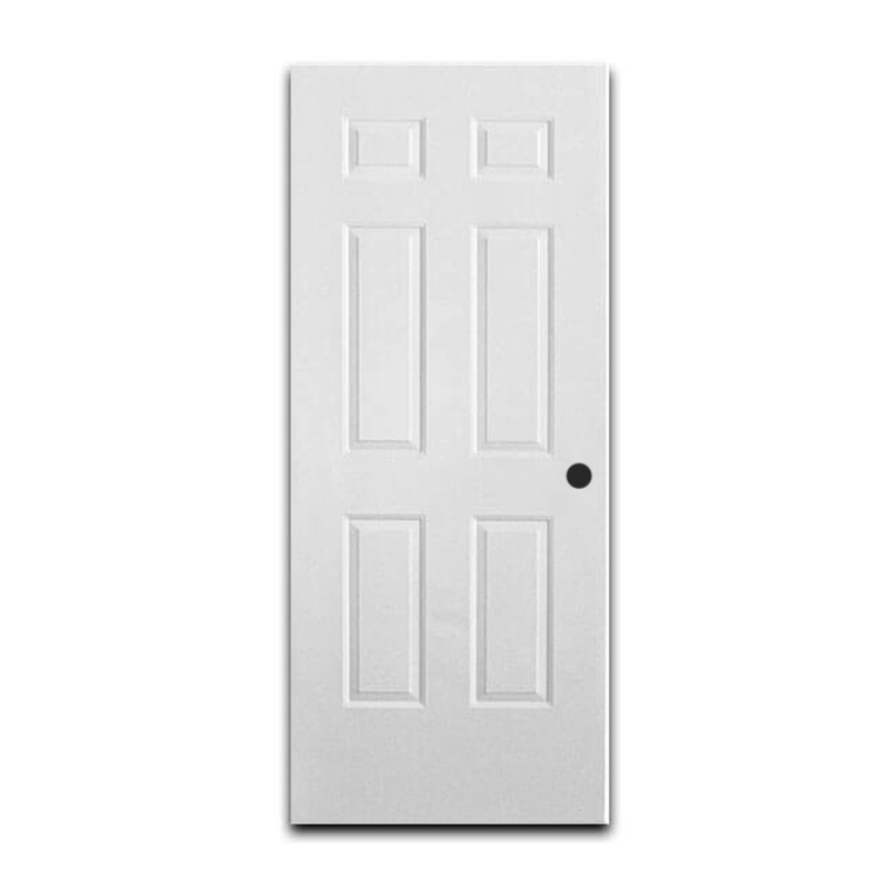american steel doors panel security metal door interior swing knock-down frame 6 panel steel panel door