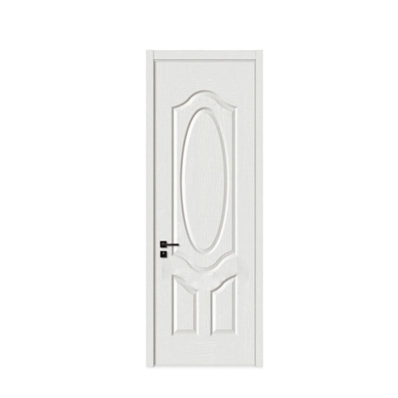 PPD  White Primed Shaker Style Interior Prehung Door MDF Molded Wooden Door Modern Doors For House