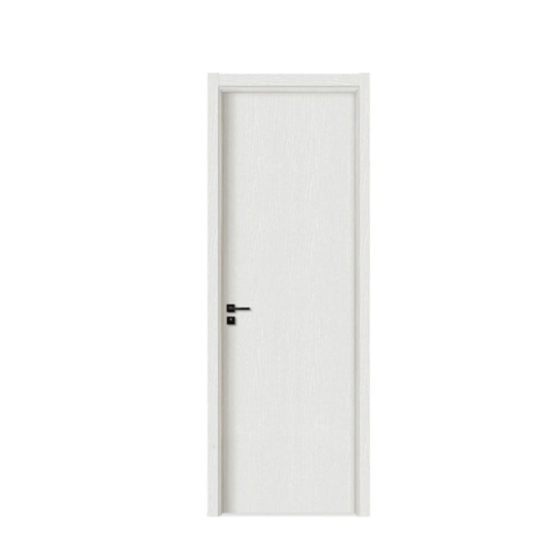 PPD  White Primed Shaker Style Interior Prehung Door MDF Molded Wooden Door Modern Doors For House