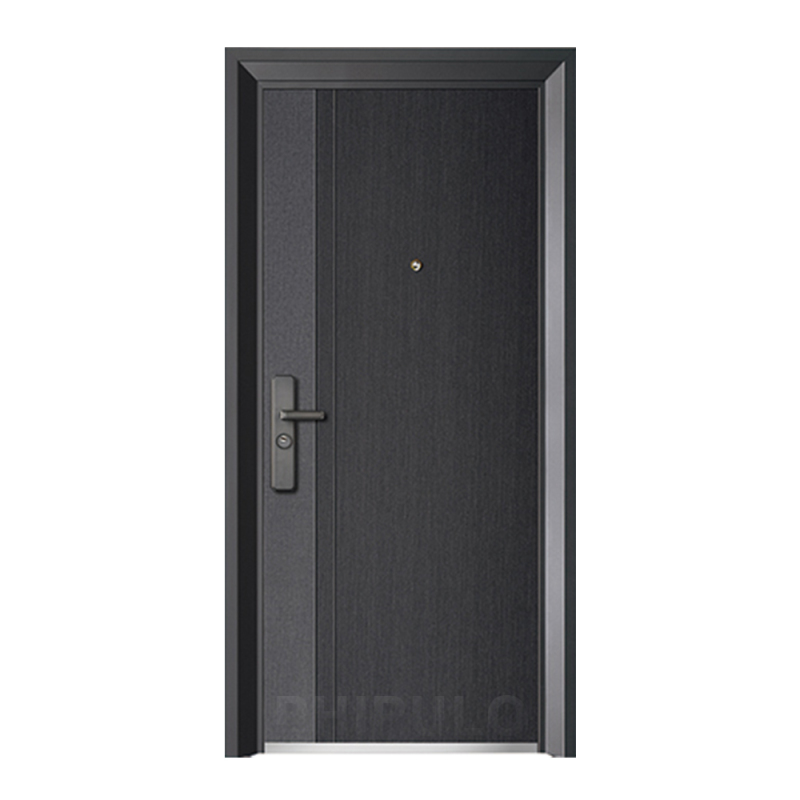 Phipulo OEM reasonable steel security main door design exterior front modern iron metal door for residential houses