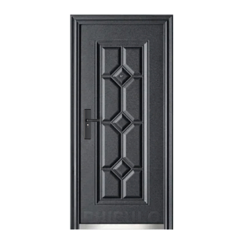 Phipulo OEM reasonable steel security main door design exterior front modern iron metal door for residential houses