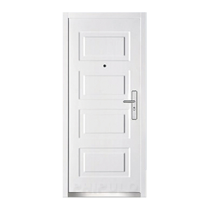 Phipulo OEM reasonable steel security main door design exterior front modern iron metal door for residential houses