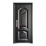 Phipulo OEM reasonable steel security main door design exterior front modern iron metal door for residential houses