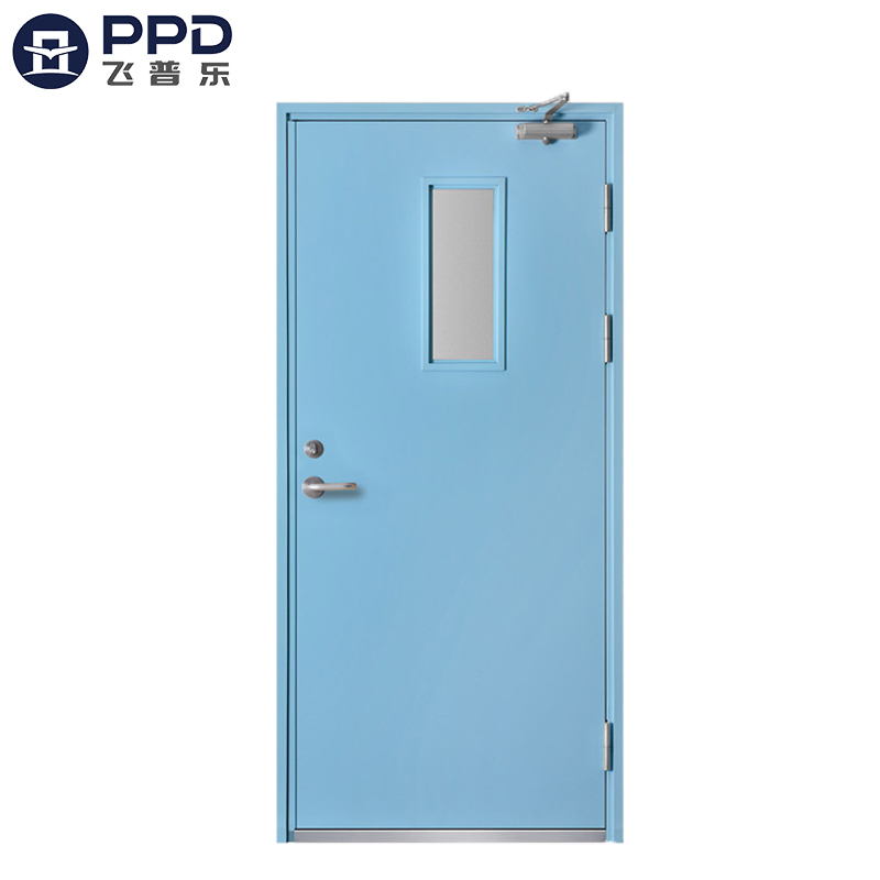 Chinese Factory Wholesale Unique Blue Surface Industrial Fire Doors Multiple Functions Sell Fire Doors for Hotel