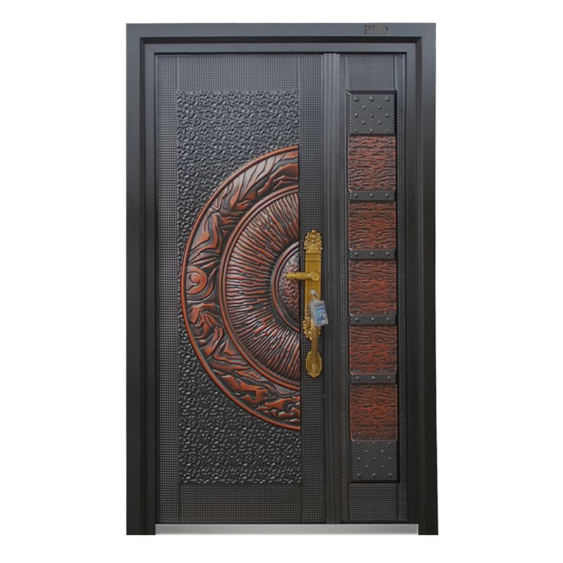Villa Luxury Exterior Doors High Quality Cast Aluminum Doors Safety Steel Doors Hot Selling in the Market