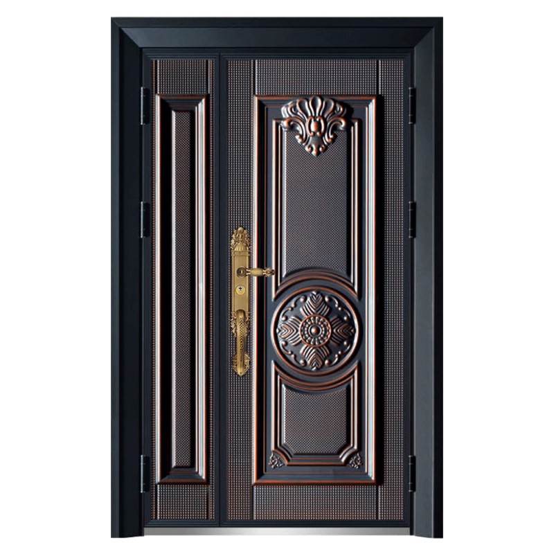 Villa Luxury Exterior Doors High Quality Cast Aluminum Doors Safety Steel Doors Hot Selling in the Market