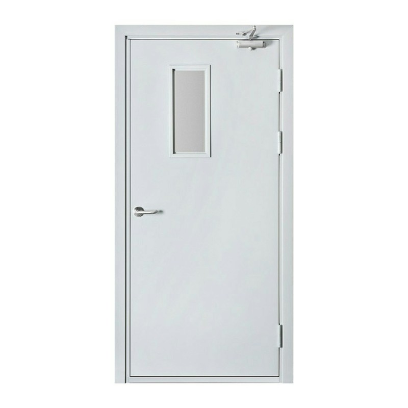 Most Popular Best Quality Fire Rated Doors Whit Color Simple Design Steel Fire Proof Doors
