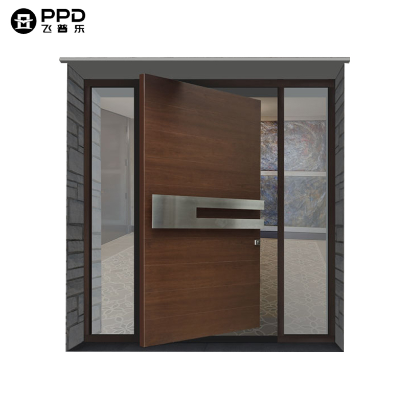 popular style entrance front pivot hinge heavy duty modern aluminum pivot door