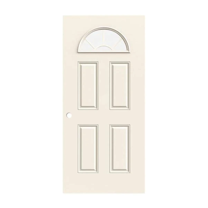 white color modern house design exterior decorative steel door interior style american door with glass