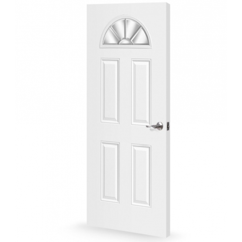 white color modern house design exterior decorative steel door interior style american door with glass