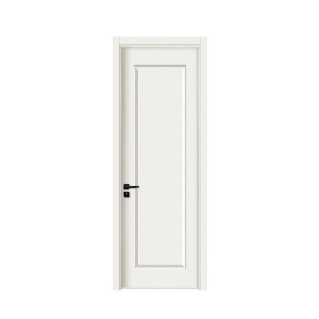 PPD Fashion Interior Economic White Primer Wood Flat Moulded Door Hot Selling Doors