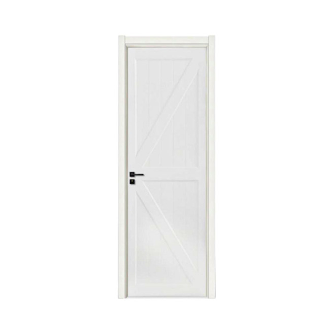 PPD Simple Internal White Primer Wooden Texture MDF Door Honeycomb Core Moulded Door